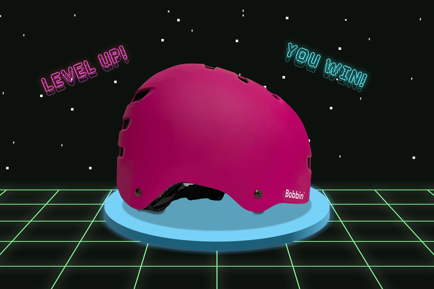 Arcade Bike Helmet Hot Pink